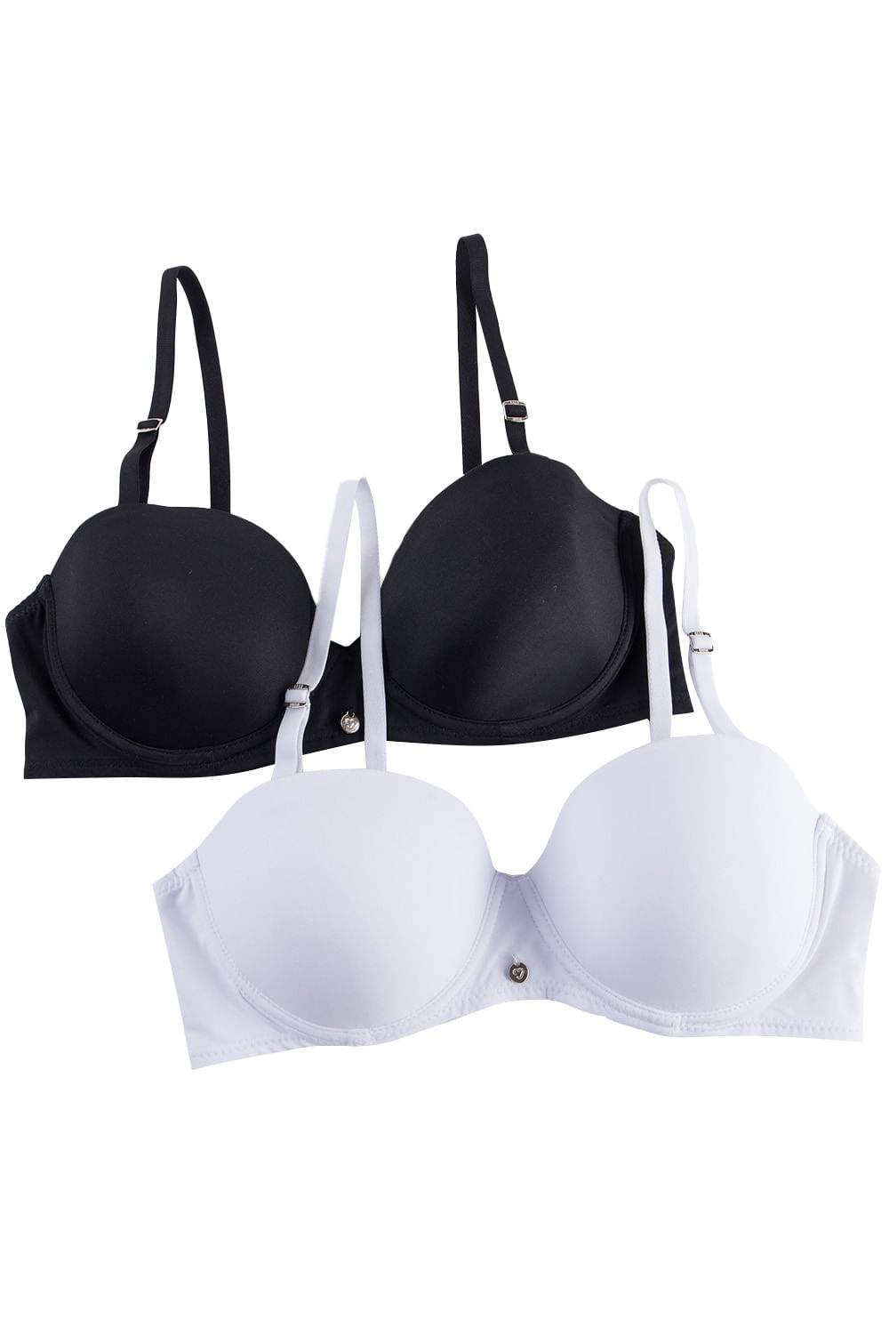 Paquete x2 brasier strapless
