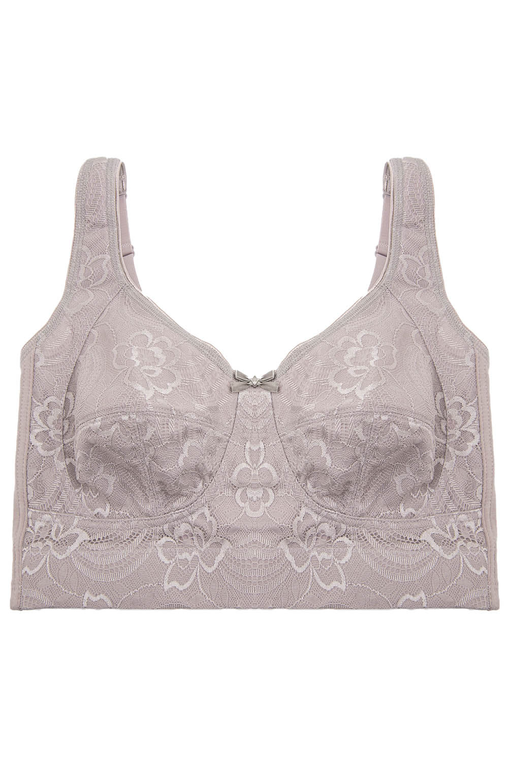Brasier clásico en blonda y algodón para bustos pesados