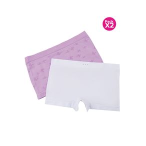 PAQUETE X2 BÓXER NIÑA SIN COSTURAS