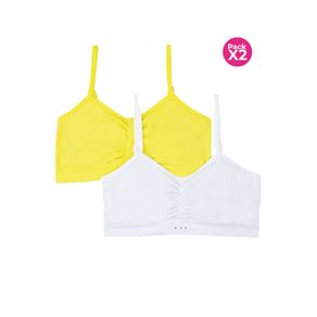 PAQUETE X2 TOP JUNIOR SIN COSTURAS LATERALES