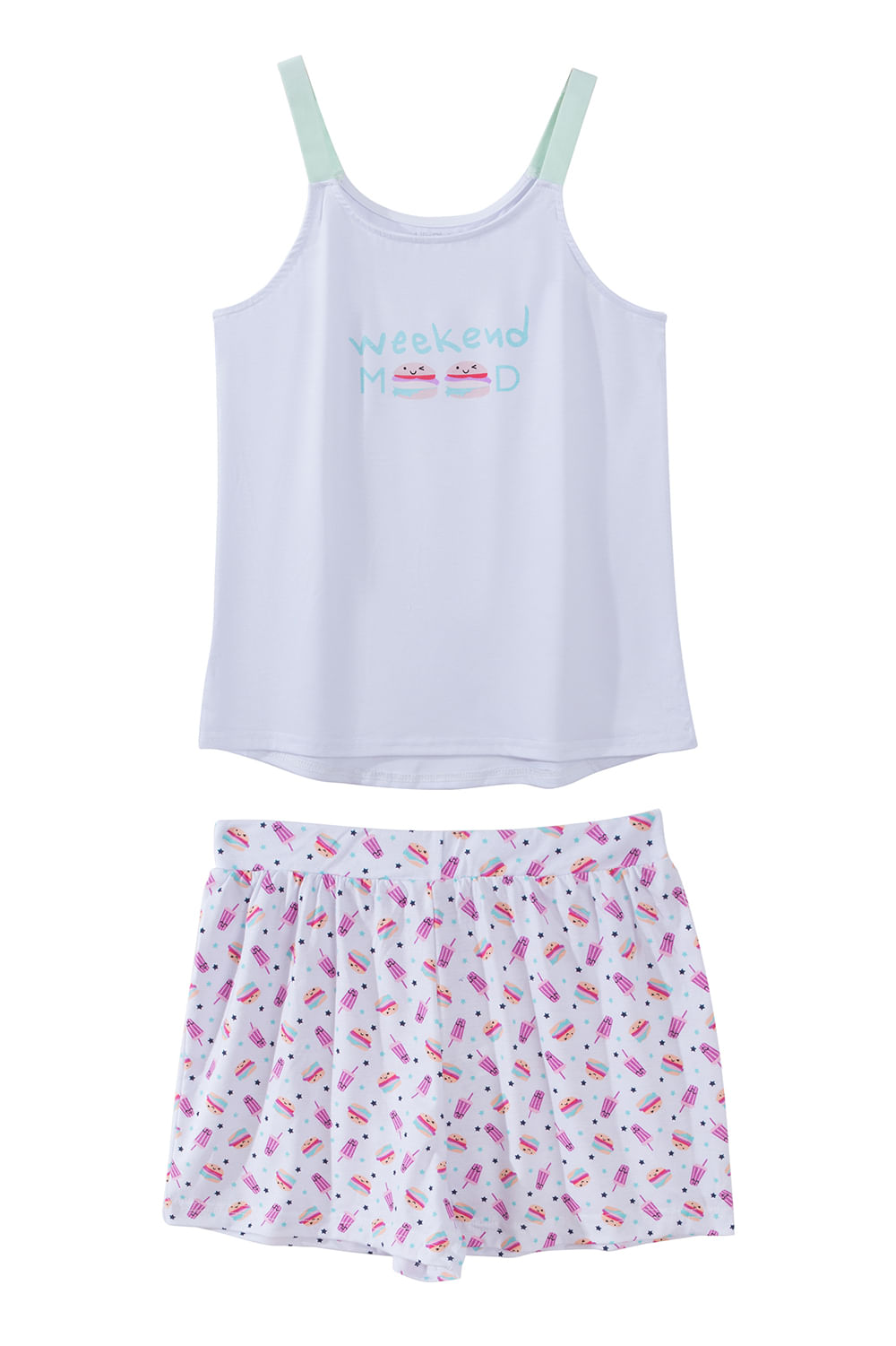 CONJUNTO PIJAMA JUNIOR EN ALGODÓN