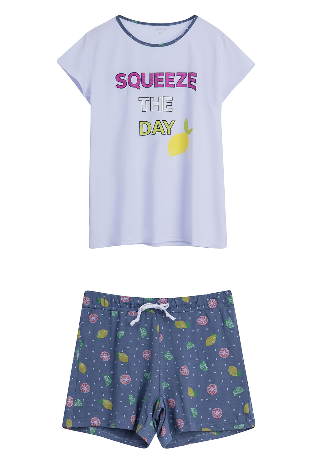 CONJUNTO DE PIJAMA SUAVE EN ALGODÓN