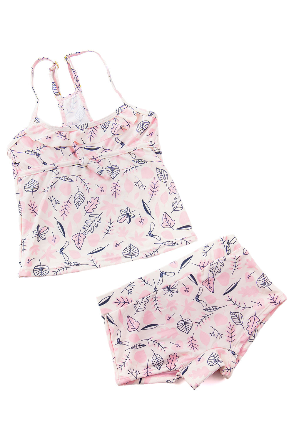 Vestido de baño tankini para niña print dibujos animados