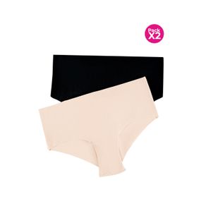 Paquete x2 panty invisible tipo hipster