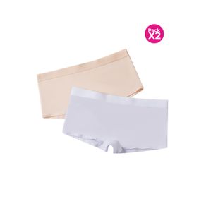 PAQUETE X2 BÓXER TALLE BAJO EN ALGODÓN