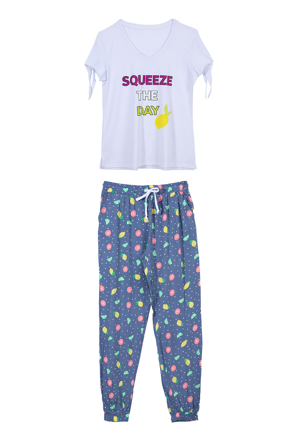 CONJUNTO DE PIJAMA EN ALGODÓN