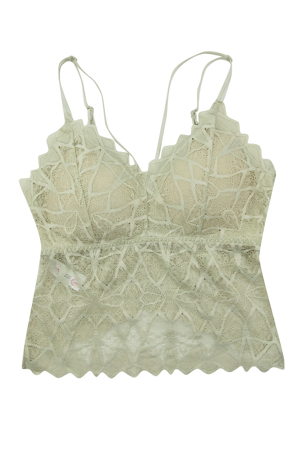 BRALETTE ENCAJE CORTE V EN ESPALDA BAJA