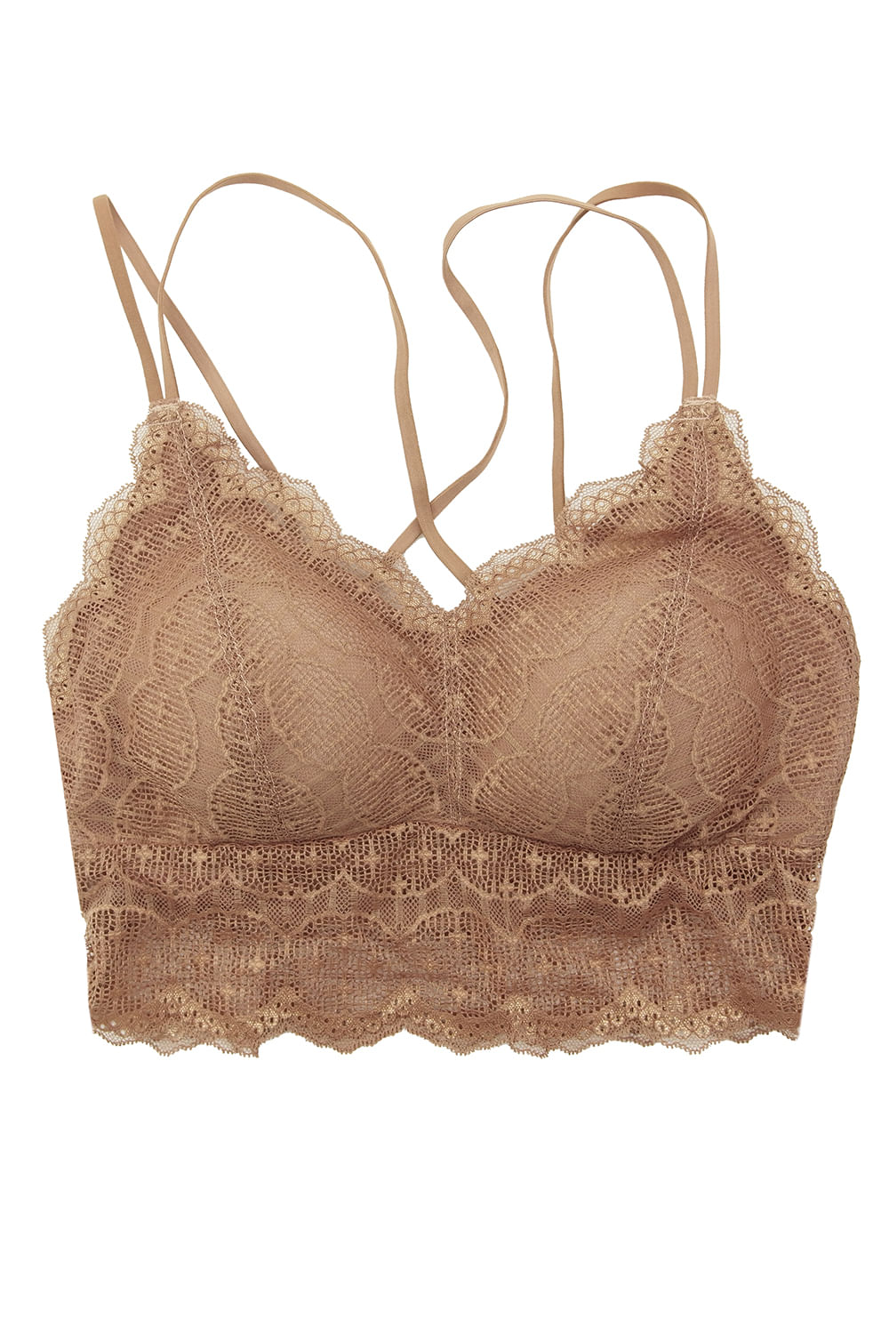 TOP INDIVIDUAL CON COPA EN ENCAJE