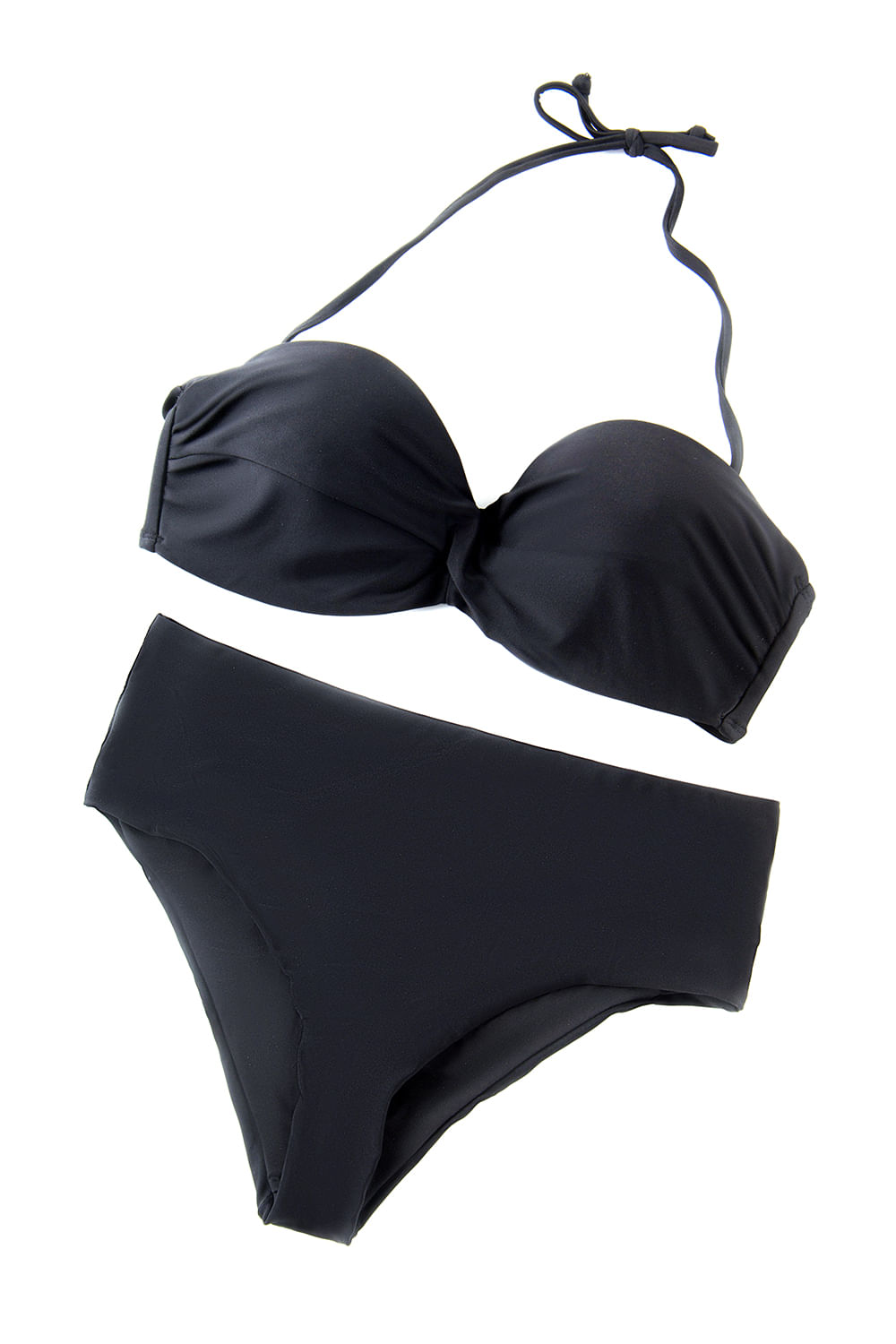 VESTIDO DE BAÑO DE DOS PIEZAS EN MICROFIBRA