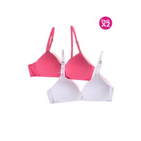 PAQUETE X2 BRASIER TEEN COPA A EN ALGODÓN