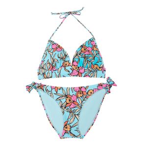 VESTIDO DE BAÑO DOS PIEZAS PRINT FLORES