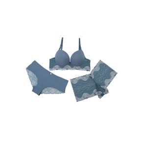 CONJUNTO BRASIER MÁS 2 PANTIES