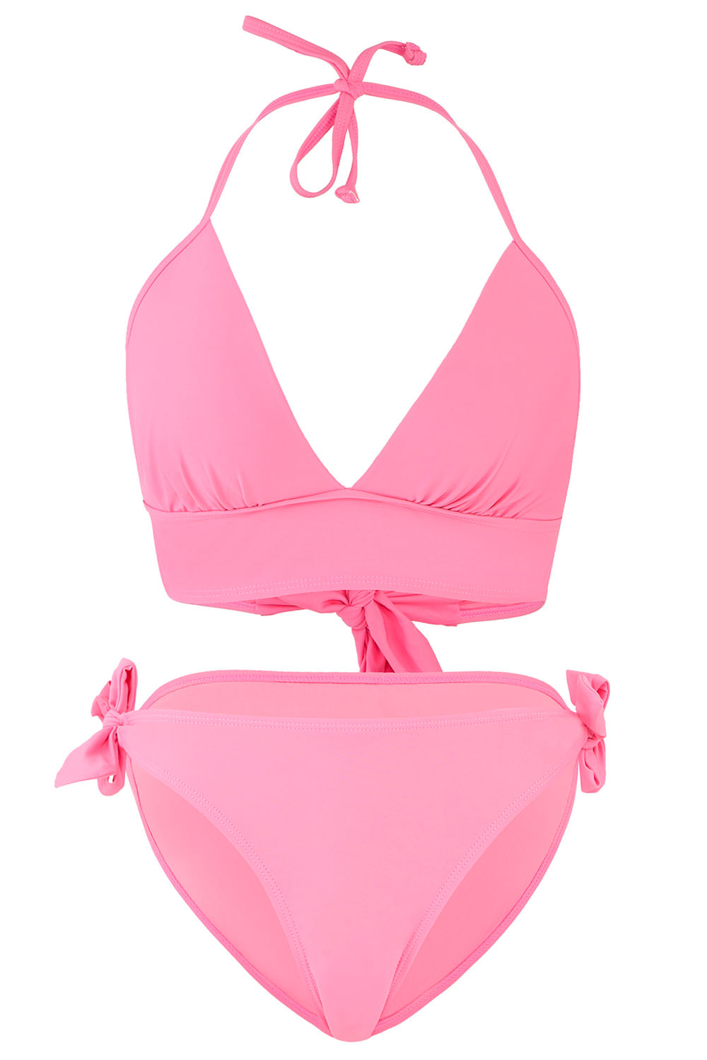 VESTIDO DE BAÑO DOS PIEZAS PRINT FLORES