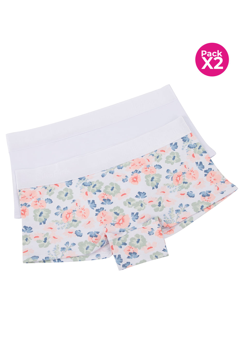 PAQUETERÍA X2 PANTY BÓXER DE ALGODÓN