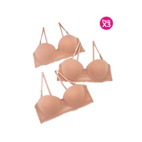 PAQUETE X3 EN BRASIER STRAPLES ECONOPACK