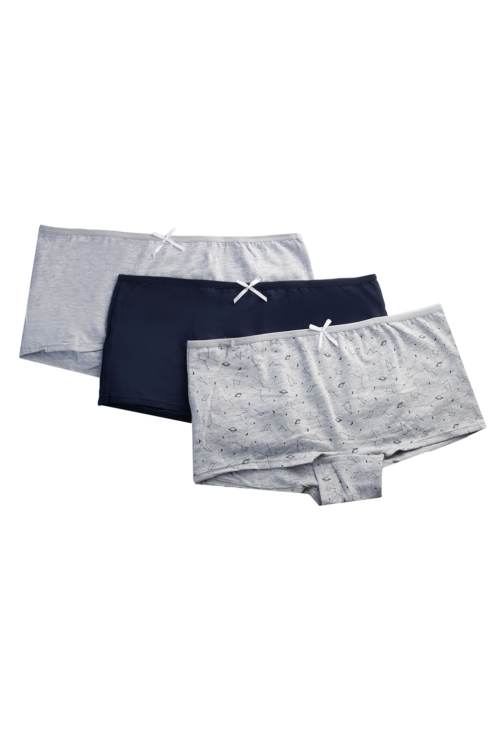 PAQUETE X3 BÓXER TEEN EN ALGODÓN