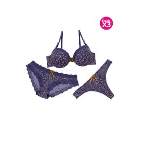 CONJUNTO BRASIER+ 2 PANTYS