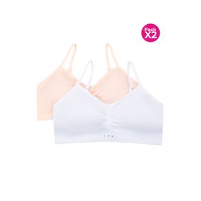 PAQUETE X2 TOP SEAMLESS CON COPA TEEN