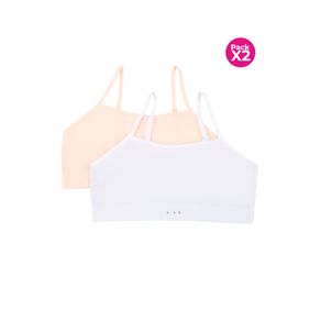 PAQUETE X2 TOP SEAMLESS DE TIRANTES DELGADOS
