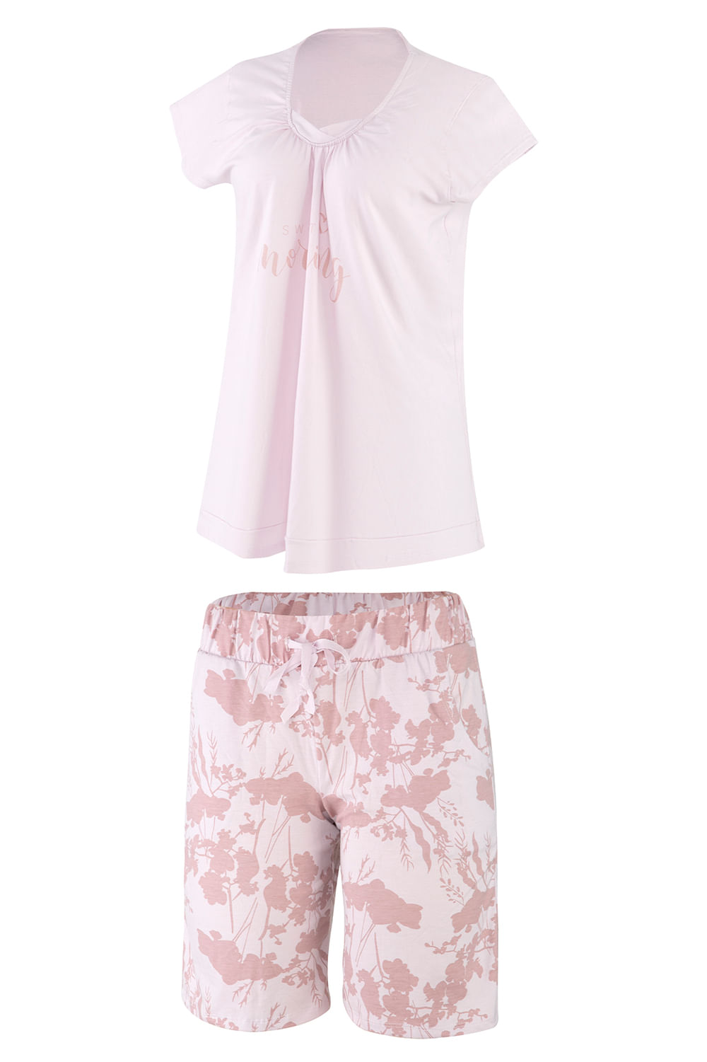 CONJUNTO DE PIJAMA ALGODÓN PANTALÓN CORTO