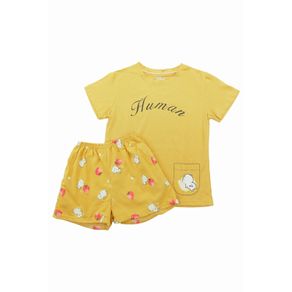 PIJAMA DE DOS PIEZAS EN ALGODÓN