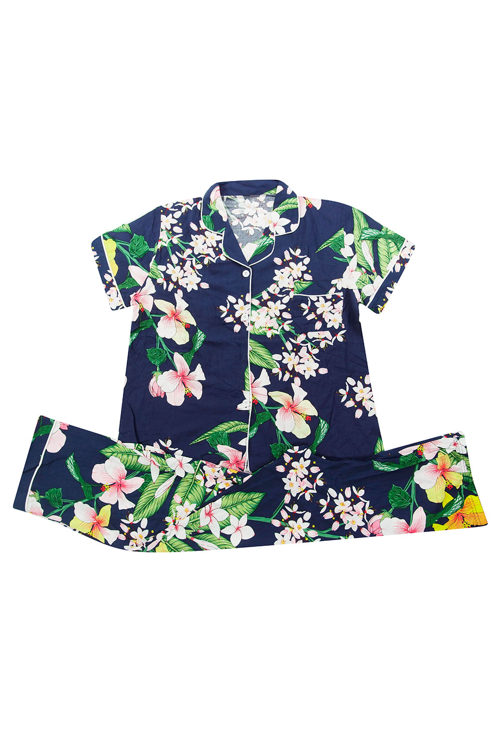 CONJUNTO DE PIJAMA ALGODÓN PANTALÓN LARGO