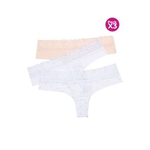 PAQUETE X3 PANTY INVISIBLE TIPO BRASILERA