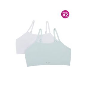 PAQUETE X2 TOP PARA NIÑA CON TECNOLOGÍA SIN COSTURAS