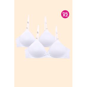 BRASIER X2 EN ALGODÓN SEGMENTO TEEN