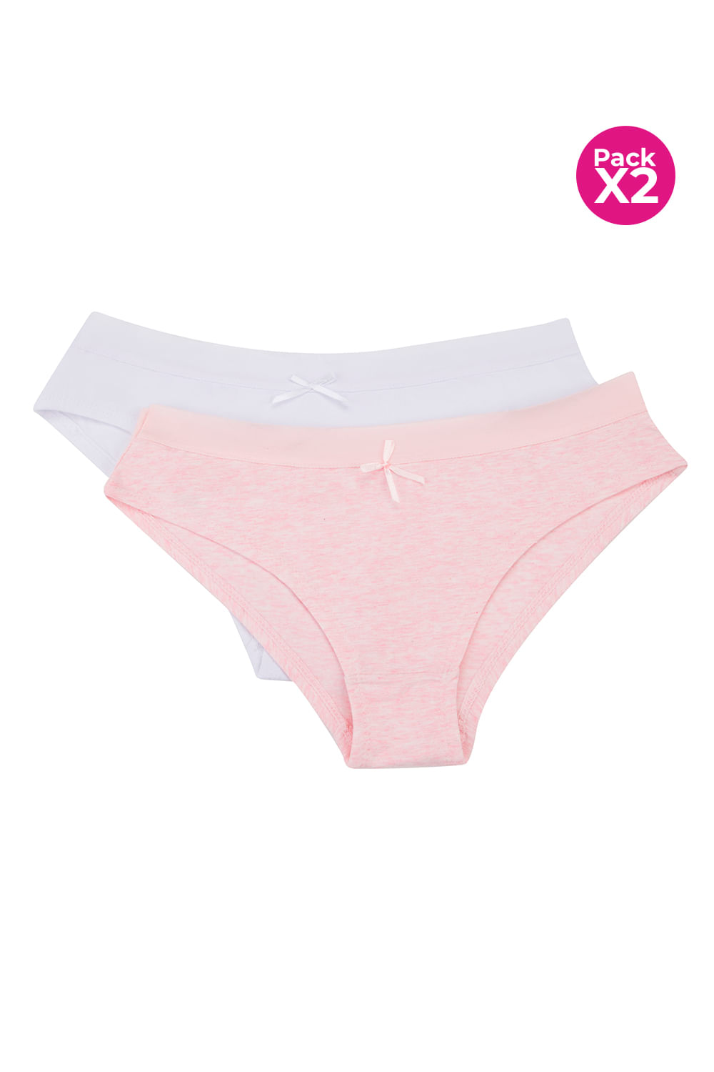 Panties x2 en algodón segmento Juvenil