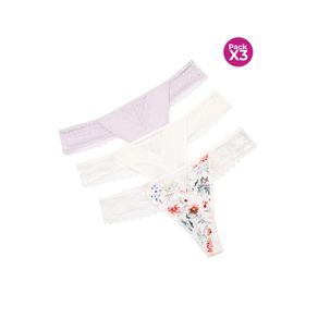 BRASILERA CON ENCAJE PAQUETE X3