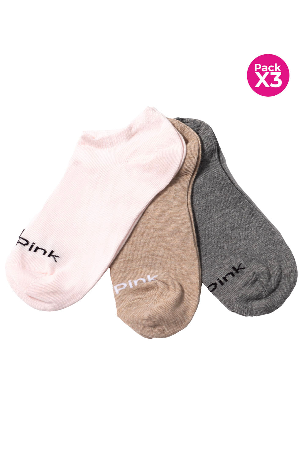 MEDIAS PAQUETE X3 EN ALGODÓN