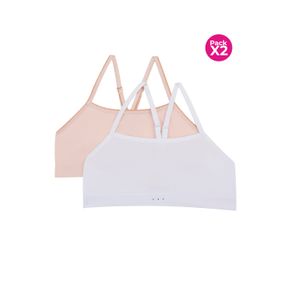 PAQUETE X2 TOP CON TECNOLOGIA SEAMLESS EN POLIAMIDA