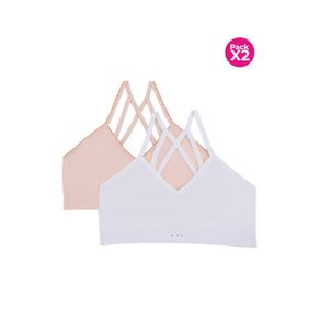 PAQUETE X2 TOP CON TECNOLOGIA SEAMLESS EN POLIAMIDA