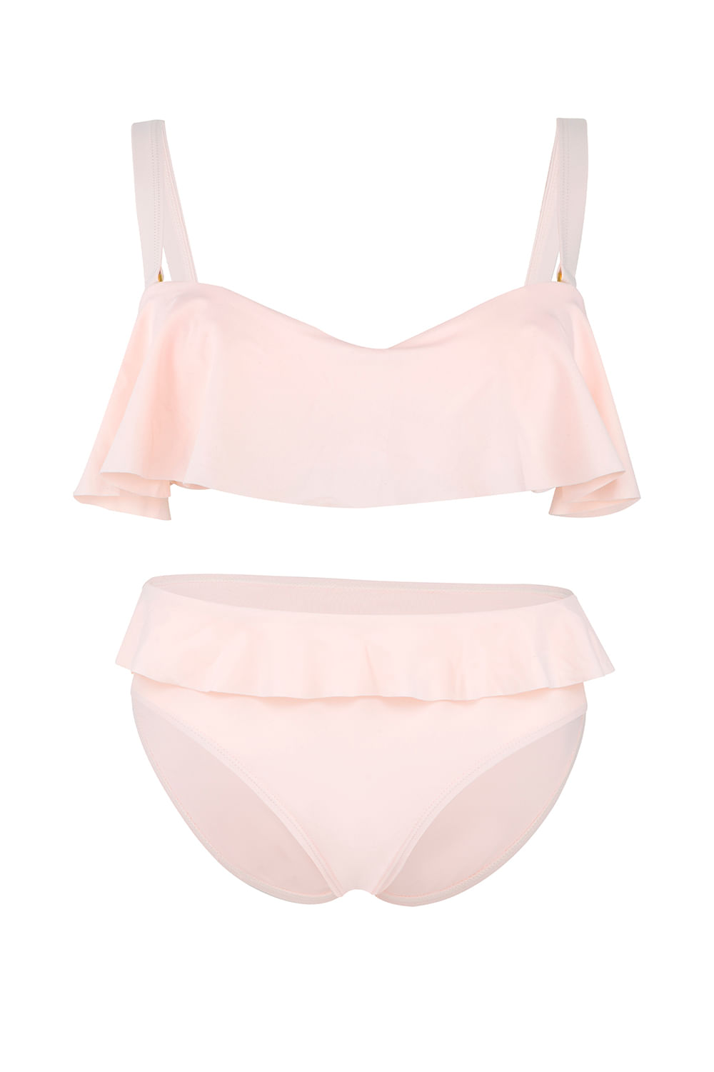 Vestido de baño tipo bikini strapless