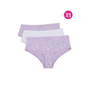 PAQUETE X3 HÍPSTER TEEN EN ALGODÓN