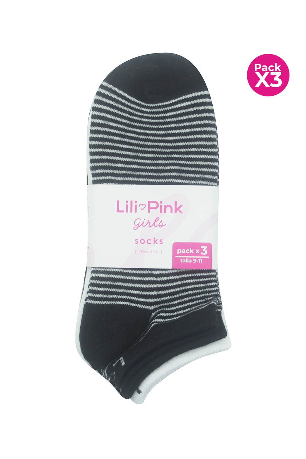 PAQUETE X3 MEDIAS COMODAS EN ALGODÓN