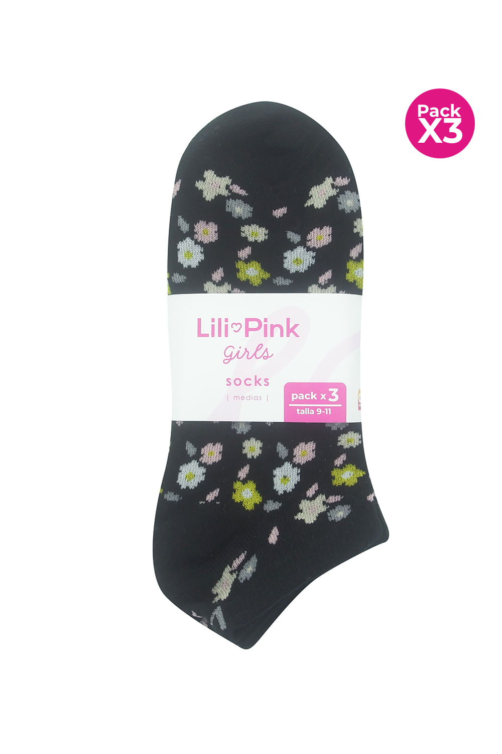 PAQUETE X3 MEDIAS EN ALGODÓN COMODO