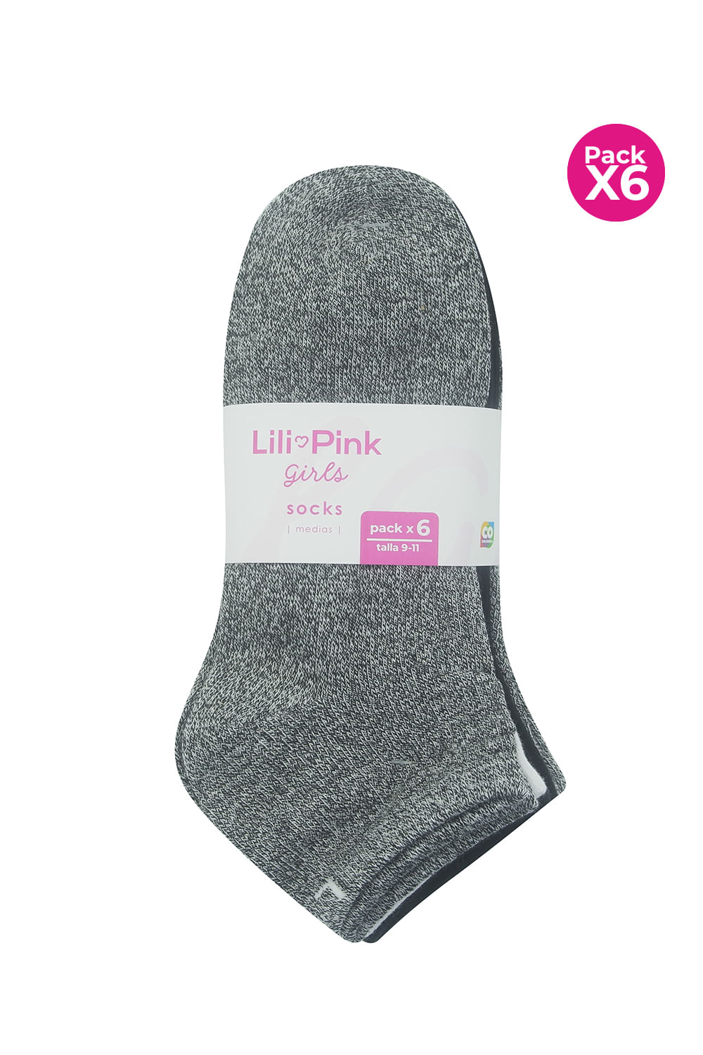 PAQUETE X6 MEDIAS COMODAS EN ALGODÓN