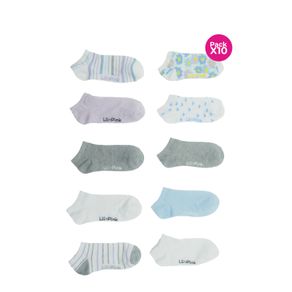 PAQUETE X10 DE MEDIAS EN POLIESTER