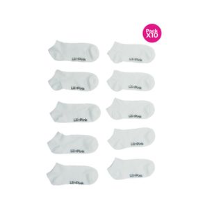 PAQUETE X10 DE MEDIAS EN POLIESTER TIPO TALORENA