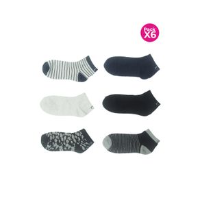 PAQUETE X6 MEDIAS EN ALGODÓN COMODO