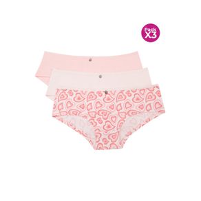 PAQUETE X3 PANTY HÍPSTER EN ALGODÓN SUAVE