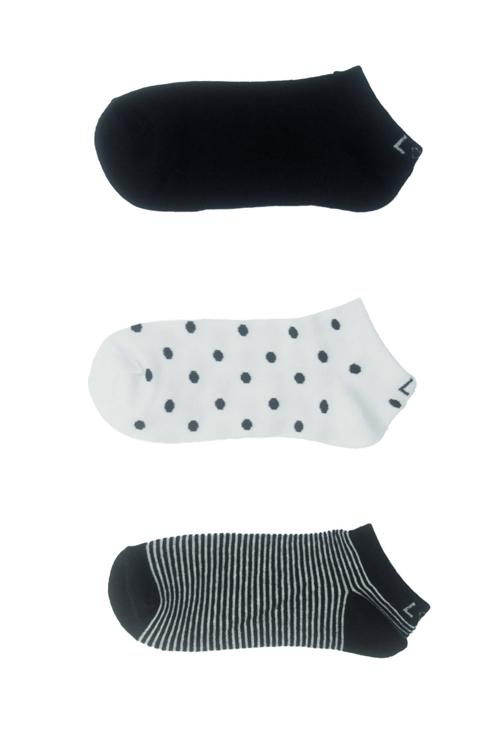 Paquete x3 medias comodas en algodón