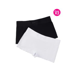 PAQUETE X2 PANTY BÓXER ALTO SIN COSTURAS