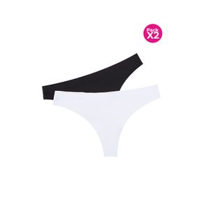 PAQUETE X2 PANTY TIPO BRASILERA TERMOFUSIONADO