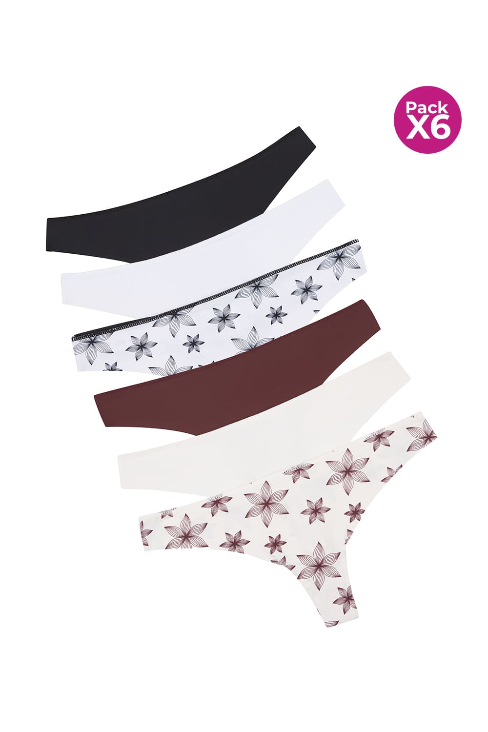 Brasilera invisible paquete x6