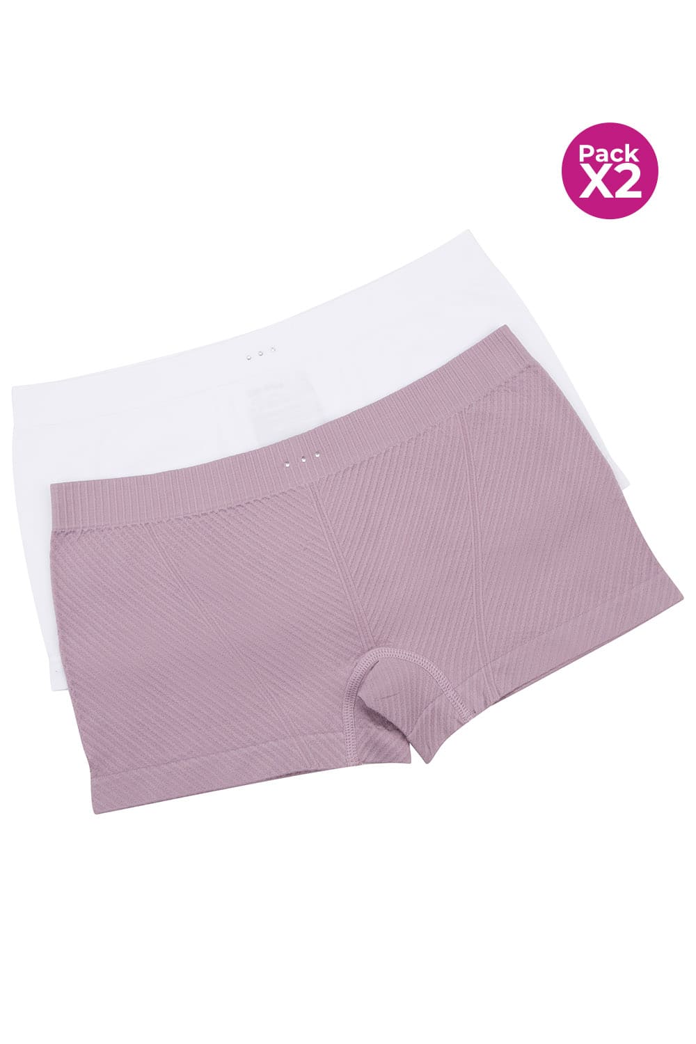 Panty paquete x2 bóxer seamless