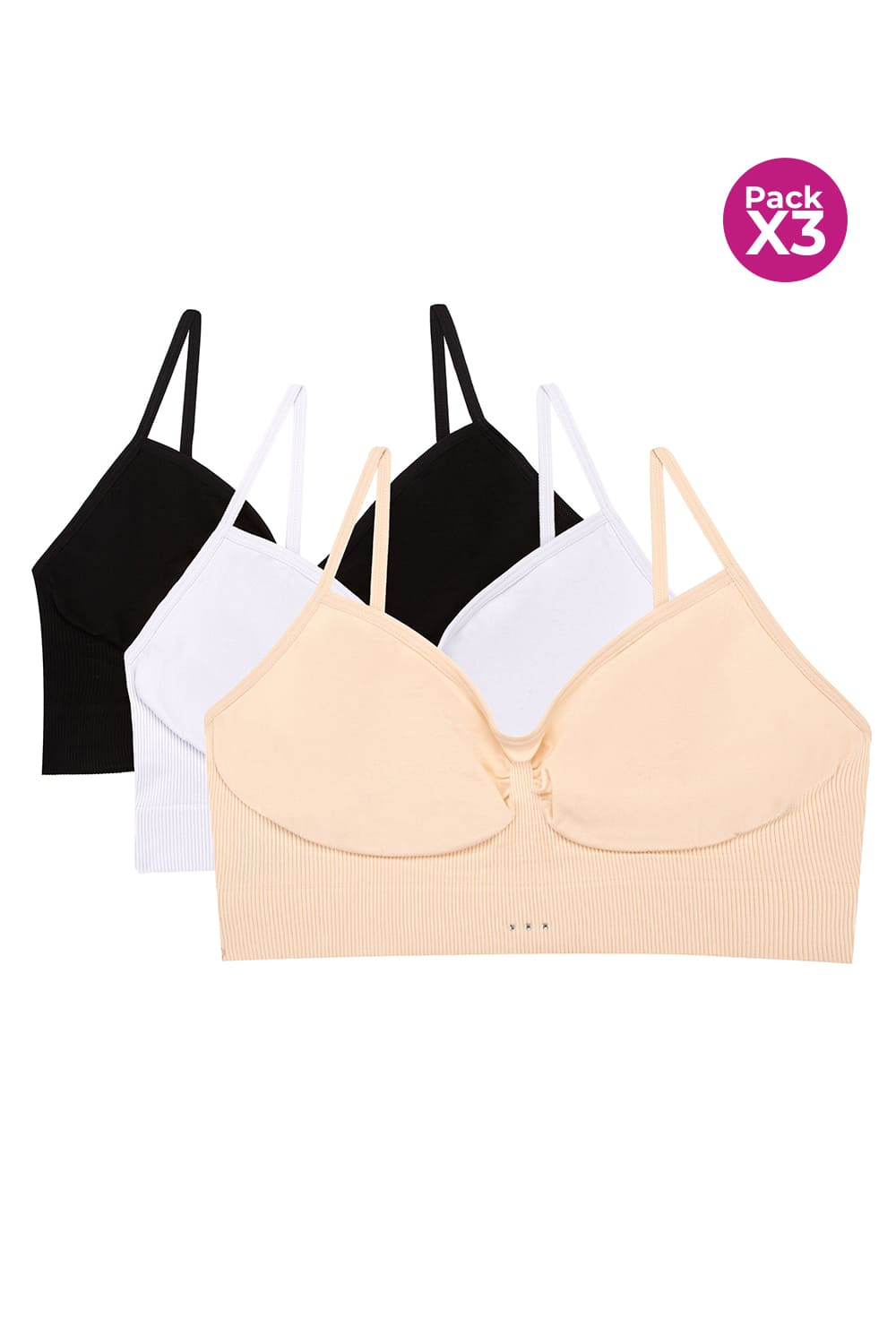 Top x3 con tecnologia seamless
