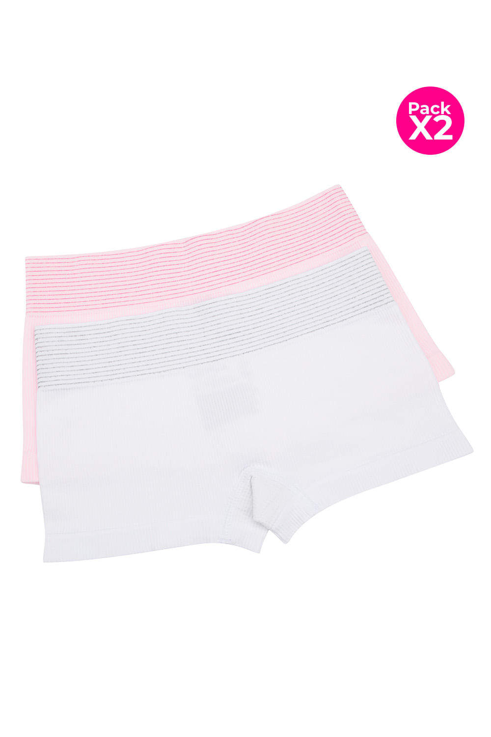 Panty boxer junior seamless paquete x2